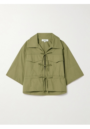 Sea - Karina Cotton-poplin Shirt - Green - xx small,x small,small,medium,large,x large
