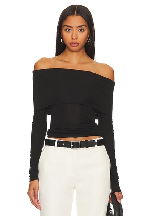 Rue Sophie Triomphe Top in Black. Size M, S, XS.