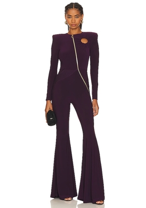 Zhivago Say Ten Jumpsuit in Purple. Size 8.