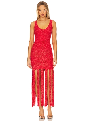 Simon Miller Tira Dress in Red. Size S, XS.