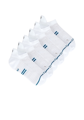 Stance Athletic Tab 3 Pack Socks in White. Size M.