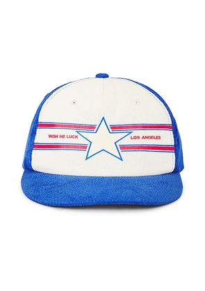 Wish Me Luck Los Angeles Cap in Blue.