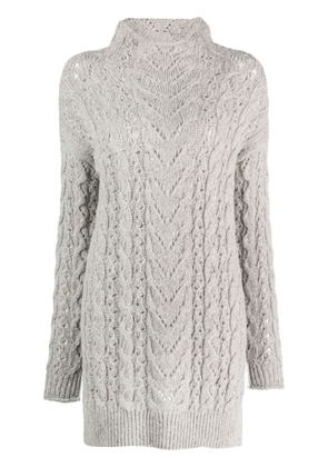 Ralph Lauren Collection cable-knit cashmere jumper - Grey