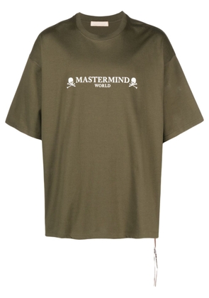 Mastermind Japan skull-print drawstring T-shirt - Green