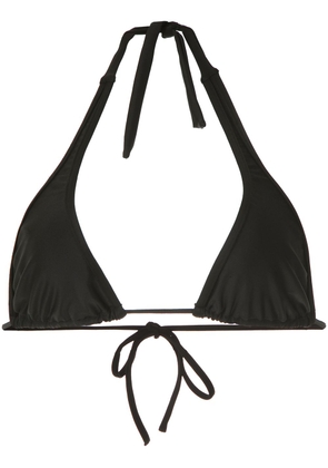 Gloria Coelho triangle bikini top - Black