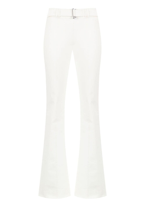 Gloria Coelho Double Tech flared trousers - White