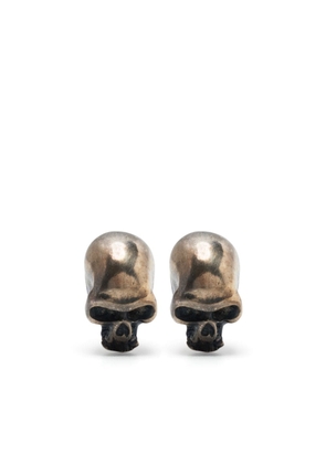 WERKSTATT:MÜNCHEN Skull silver earrings