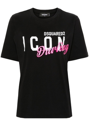 Dsquared2 Icon Darling cotton T-shirt - Black