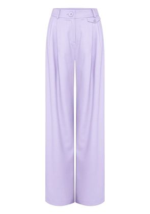 Anna Quan Nico straight-leg trousers - Purple
