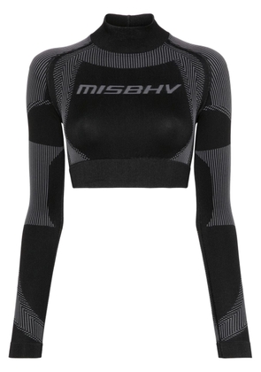 MISBHV logo-embroidered compression top - Black
