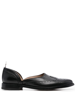 Thom Browne slip-on brogue shoes - Black