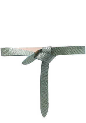 ISABEL MARANT Lecce knotted belt - Green