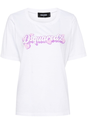 Dsquared2 logo-print cotton T-shirt - White
