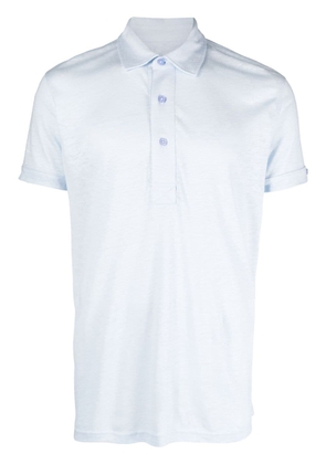 Orlebar Brown Sebastian linen polo shirt - Blue