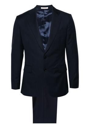 FURSAC single-breasted wool suit - Blue