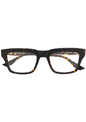Dita Eyewear Wasserman square-frame glasses - Brown