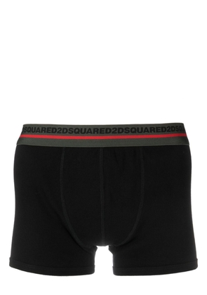 Dsquared2 logo-waistband cotton boxers - Black