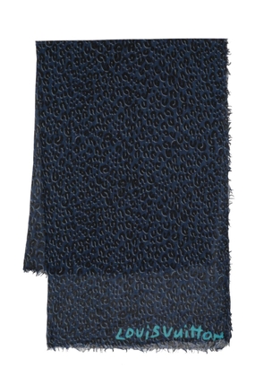 Louis Vuitton Pre-Owned cheetah print scarf - Brown