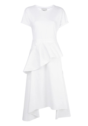 3.1 Phillip Lim ruffle skirt midi dress - White