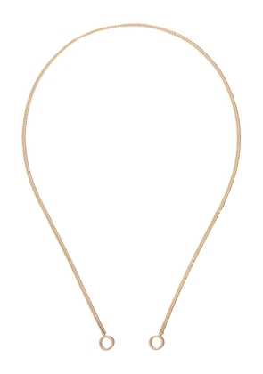 Marla Aaron 14kt yellow gold curb chain necklace