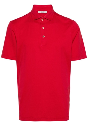 Fileria cotton polo shirt - Red