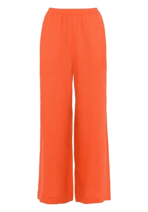 ERES Select wide-leg linen trousers - Orange