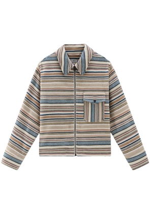Woolrich Gentry striped jacket - Blue