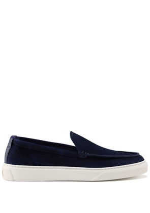 Woolrich suede slip-on loafers - Blue
