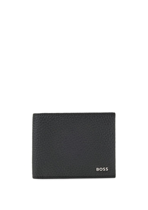 BOSS bi-fold leather wallet - Black