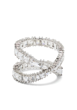Swarovski Hyperbola crystal ring - Silver