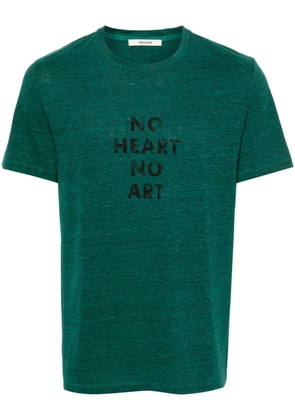 Zadig&Voltaire Tommy slogan-print T-shirt - Green