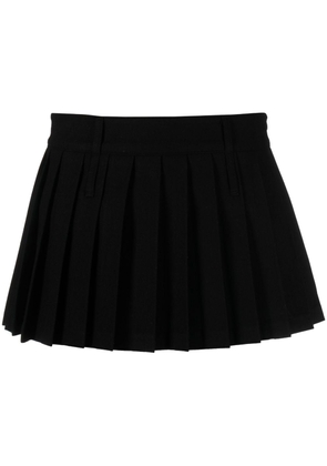 The Frankie Shop Blake thigh-length pleated skirt - Black