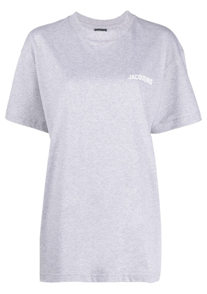 Jacquemus logo-print short-sleeved T-shirt - Grey