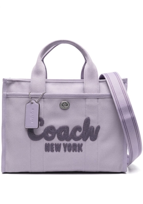 Coach Cargo canvas tote bag - Purple