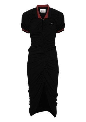 Vivienne Westwood Pulling piqué-weave dress - Black