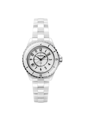 Chanel Ceramic And Steel J12 Watch 33Mm