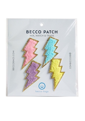 Becco Bags Lightning Bolts 4-Piece Patch Set