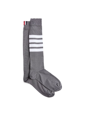 Thom Browne 4-Bar Over-Calf Socks