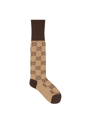 Gucci Cotton-Rich Gg Logo Socks