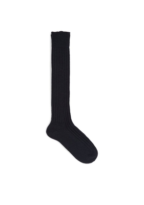 Fioroni Cashmere Cashmere Ribbed Socks