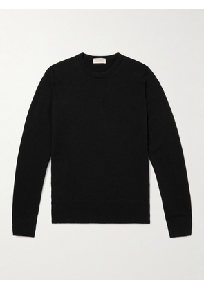John Smedley - Niko Slim-Fit Recycled Cashmere and Merino Wool-Blend Sweater - Men - Black - S