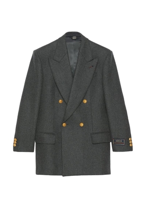 Gucci Wool-Cashmere Double-Breasted Blazer