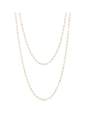 Annoushka Yellow Gold Long Mini Cable Chain Necklace