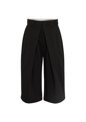 Alexander Mcqueen Pleated High-Rise Culottes