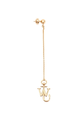 Jw Anderson Gold-Plated Anchor Single Earring