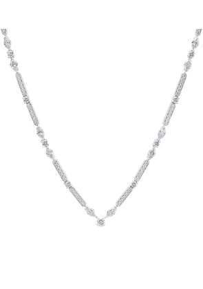 De Beers Jewellers White Gold And Diamond Snow Dance Necklace