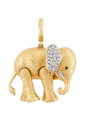 Annoushka Yellow Gold And Diamond Mother Elephant Charm