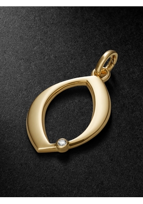 Foundrae - Number 0 Gold Diamond Pendant - Men - Gold