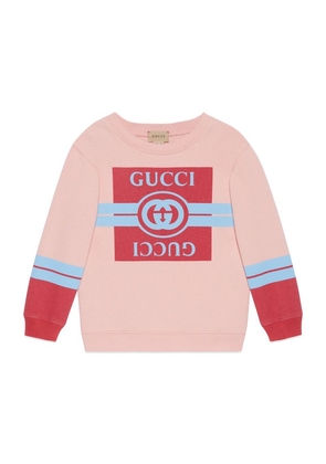 Gucci Kids Cotton Interlocking G Sweatshirt (4-12 Years)