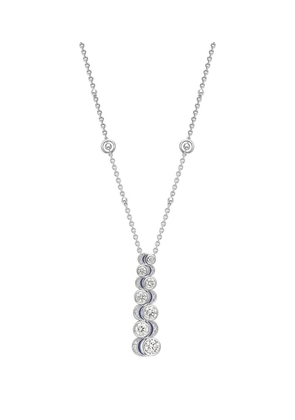 Boodles Platinum And Diamond Over The Moon Necklace